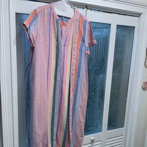 Colorful Striped Dress